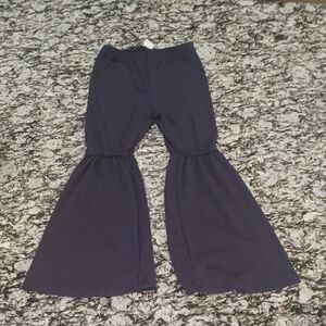 SHEIN Dark Blue Kids Flared Pants